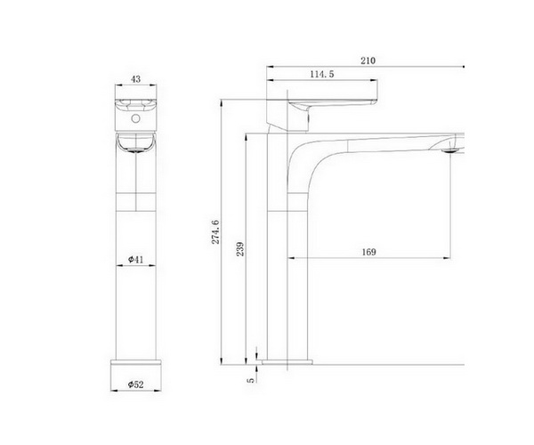 смеситель для раковины ALLEN BRAU ECLIPSE 2.0